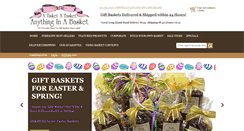 Desktop Screenshot of anythinginabasket.com